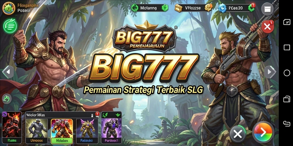 Tampilan gameplay menarik dari BIG777 dalam genre SLG.