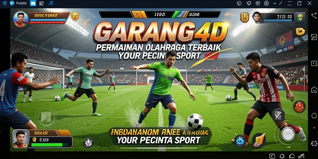 Tampilan gameplay seru dari GARANG4D yang menguji kemampuan olahraga Anda.