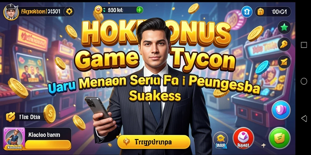 Tangkapan layar HOKIBONUS menampilkan gameplay menantang dan strategi bisnis yang menarik.