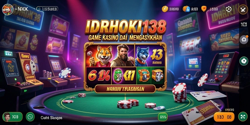 Tampilan gameplay Kasino yang menarik dan seru di IDRHOKI138.