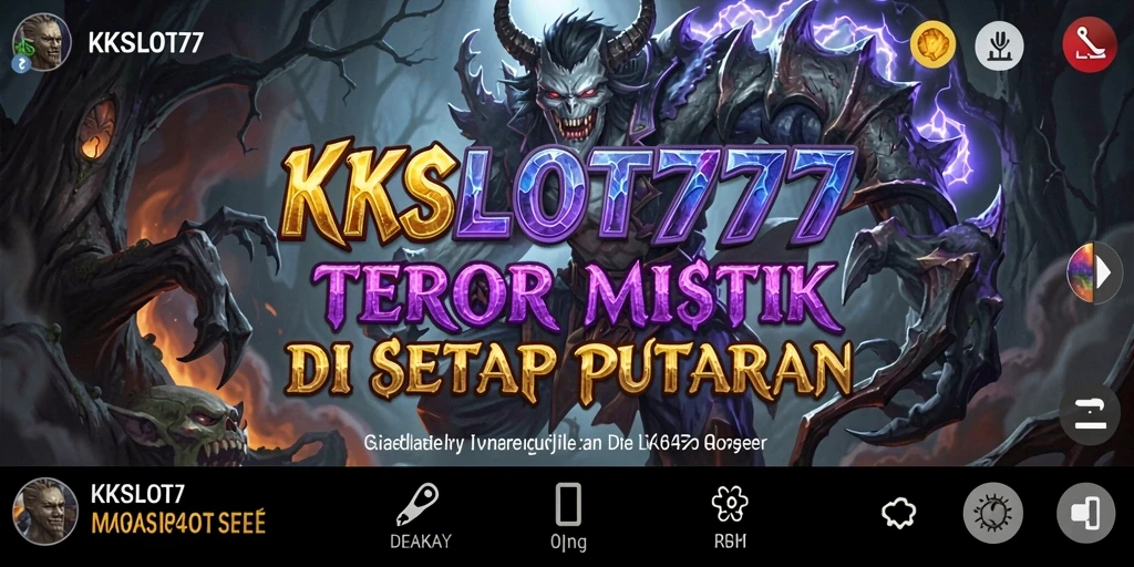 Gameplay KKSLOT777 menampilkan suasana horror yang mencekam dan menegangkan.