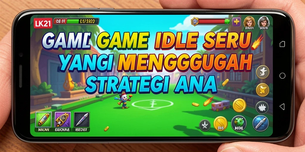 Tampilan gameplay LK21 yang menarik dengan fitur Idle yang mengasyikkan.