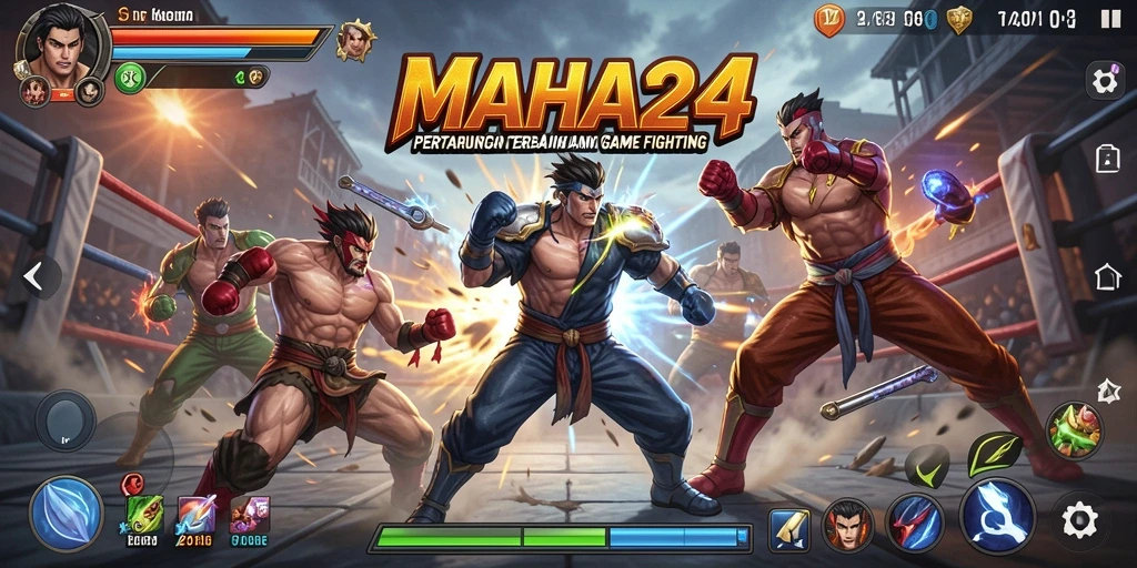 Tampilan gameplay seru dan pertarungan mendebarkan di MAHA24.