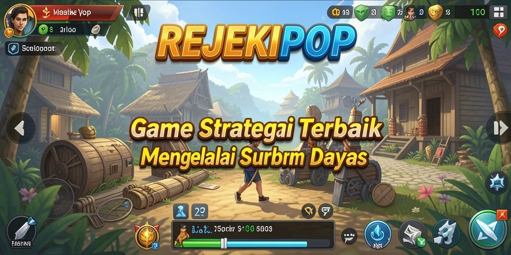 Tangkapan layar gameplay <strong>REJEKIPOP</strong> menunjukkan aksi strategis yang mendebarkan.