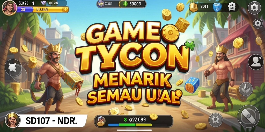 Gameplay seru dan menarik dari SD107 yang menguji keterampilan Tycoon Anda.