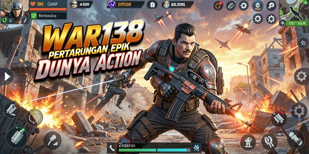 Screenshot menunjukkan aksi mendebarkan di dalam permainan WAR138.