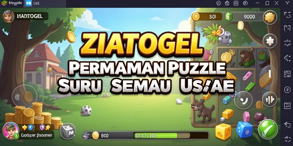 Screenshot permainan ZIATOGEL menampilkan teka-teki yang menarik dan antarmuka pengguna yang intuitif.